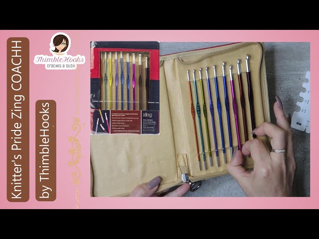 KNITTER'S PRIDE ZING Crochet Hooks Honest Review/ COACHH  Gift Hookset