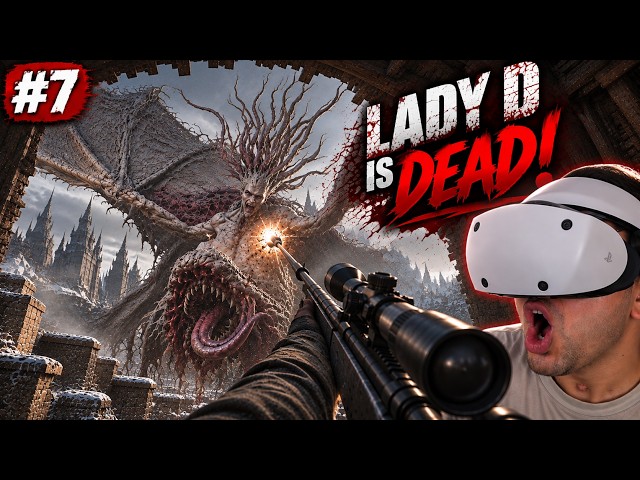 I FINALLY KILLED Lady Dimitrescu in VR! 😱🔥 | RE Village PSVR2