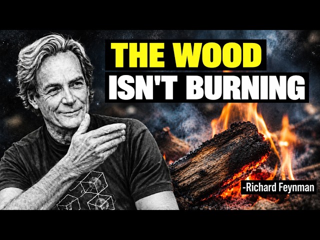 Wood Does NOT Burn Away (It's Not What You Think) | Feynman Physics