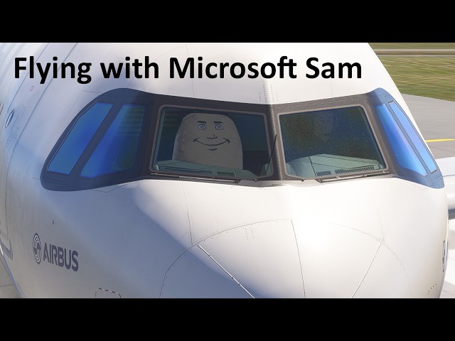 Procione flies an A320 with Microsoft Sam | FS2020