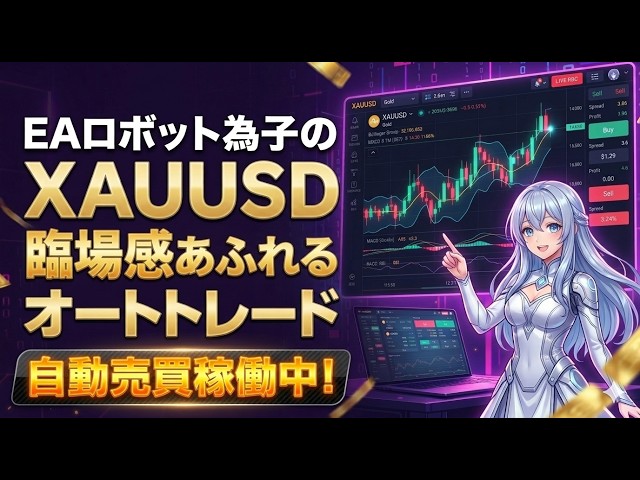 EAロボット為子のXAUUSDリアルタイムオートトレード