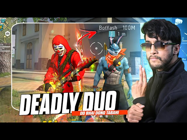 The Best Duo😱 Of Free Fire is Back!🔥 Badge99 & BotYash Gameplay