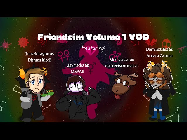 VOD: Hiveswap Friendsim Volume 1 with Domi, Justin, and Moosie