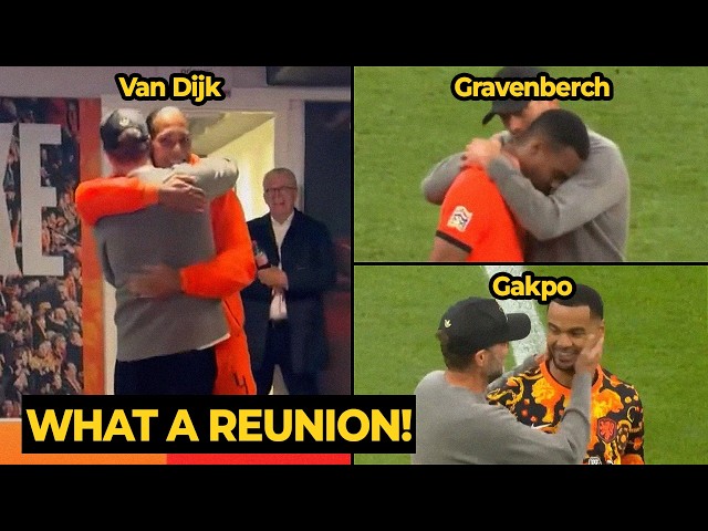 Jürgen Klopp’s Emotional Reunion with Van Dijk, Gakpo & Gravenberch in Germany vs Netherlands