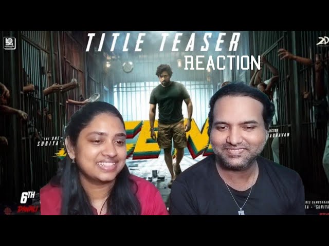 Scene Title Teaser Reaction | Suriya, Nazriya Nasim | Naslen | Sushin Shyam | Jithu | Tamil Couple