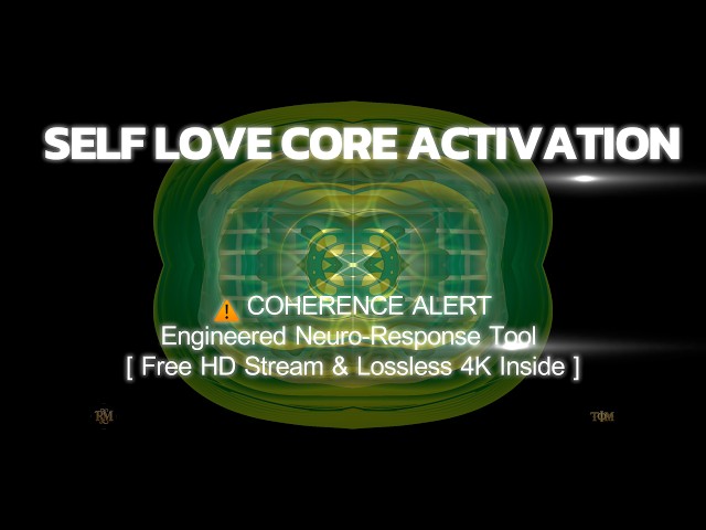 Self Love Core Activation | 4K Neuro-Response & Heart-Brain Coherence Visuals
