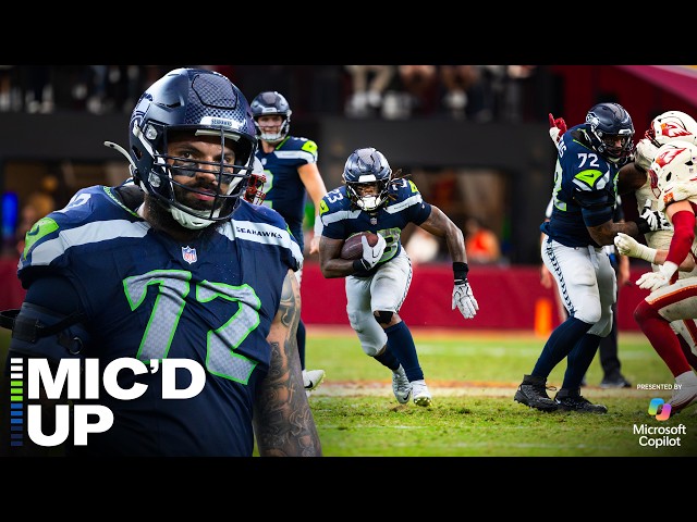 Abraham Lucas Mic'd Up In The Week 2 Win at The Cardinals | Seattle Seahawks