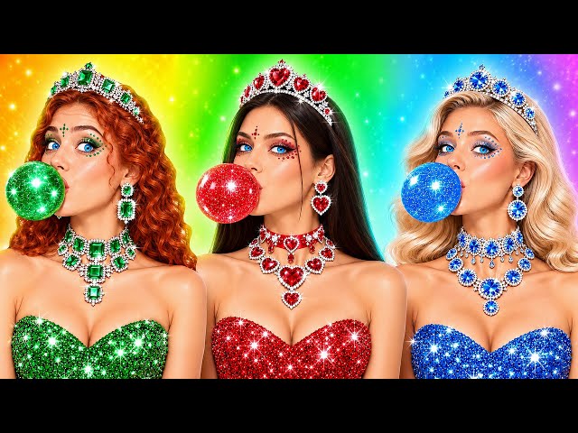 Ruby, Diamond and Emerald Girl at School | Funny Challenges by Multi DO Girls
