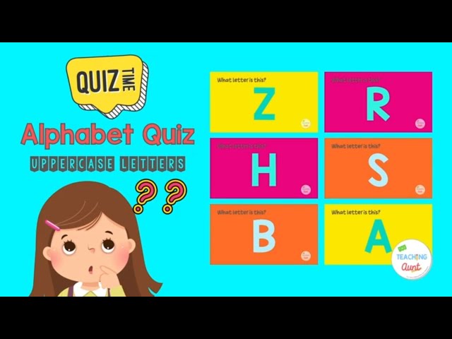 Alphabet for Children Quiz  | Learning video for kids | Free Alphabet Flashcards | Uppercase Letters