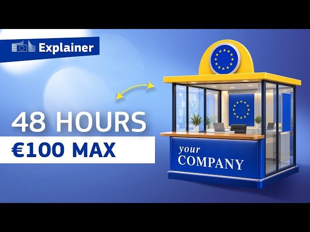 EU Inc. Explained: Europe’s New Plan to Start a Business in 48 Hours for €100