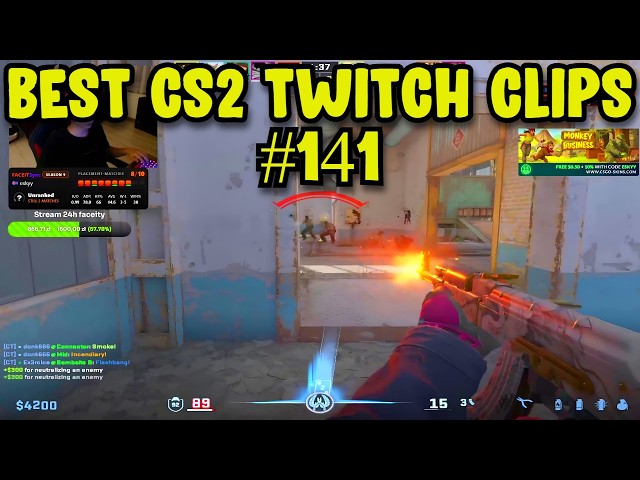BEST CS2 CLIPS #141 | CS2 BEST TWITCH HIGHLIGHTS