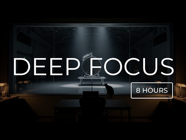DEEP FOCUS — 8 Hours Minimal Techno & Dub Techno for Coding | Mirror Polishing Lab