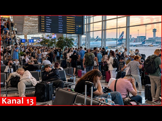 Ukraine has launched a campaign to block flights to Russia, leading to airport collapse