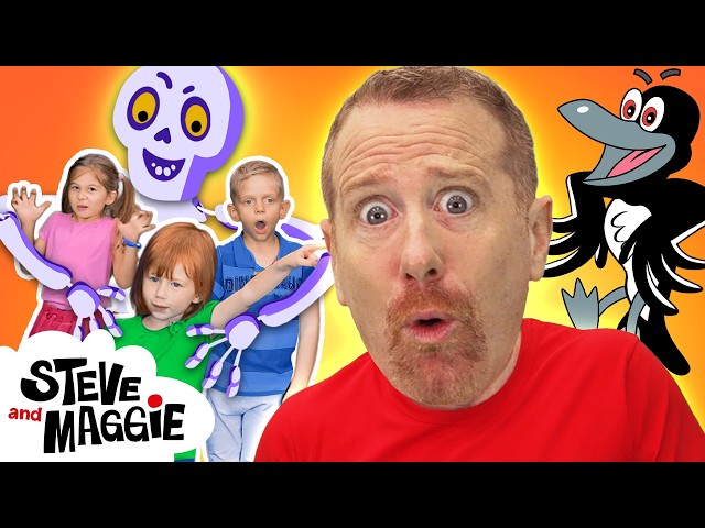 Halloween Party for Kids with Steve and Maggie | Haunted Doll’s House & Body Parts
