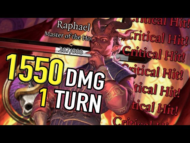 Gloomstalker Solo Raphael | ONE TURN | Honour Mode | Baldur's Gate 3