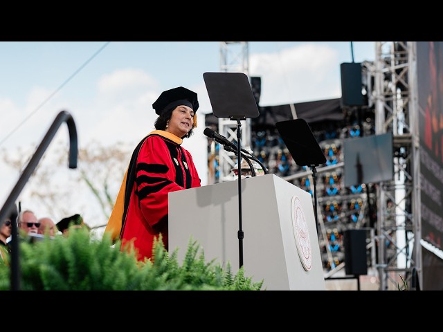 "Life Is Not a Finished Sentence" | Reshma Kewalramani Speaks at BU Commencement 2026