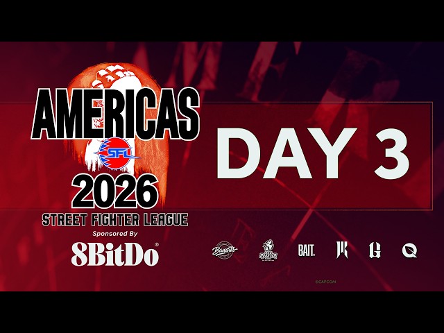 Day 3 - Street Fighter League Americas 2026 - LIVE October 23-25, 2026