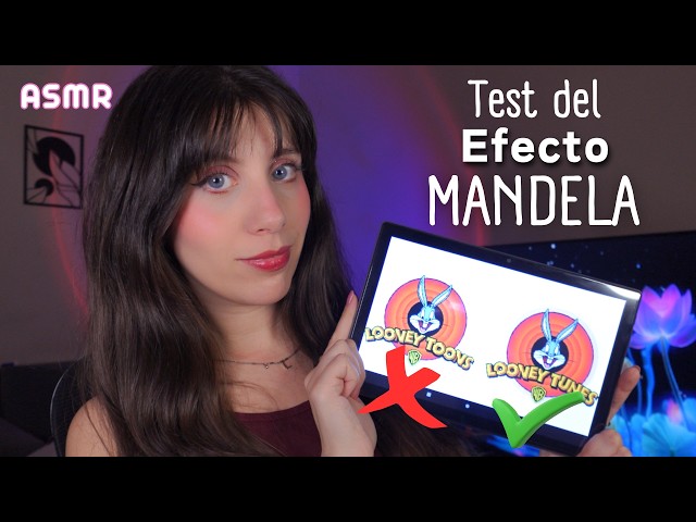 ASMR • Test del EFECTO MANDELA ¿Cuántos recuerdos FALSOS tienes?