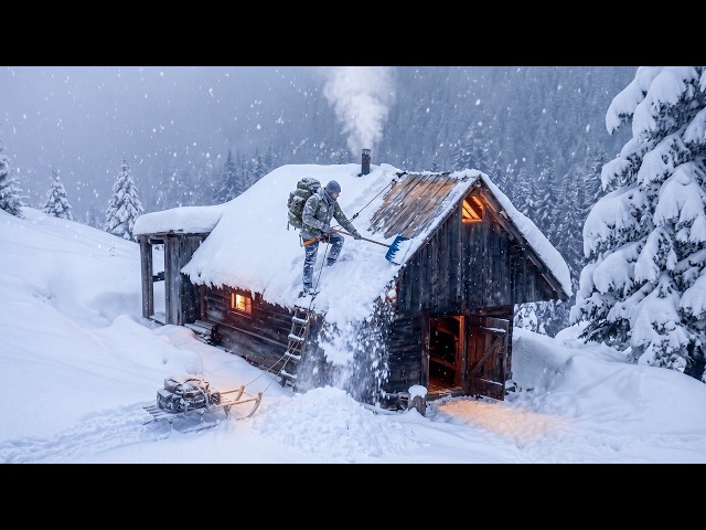 3 Days Caught in a -21°C Heavy Snowstorm | 2 nights alone in a brutal snowstorm.