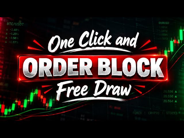 Order Block One Click & Free Draw || Order Block Indicator || Order Block || Theriseuplearners 