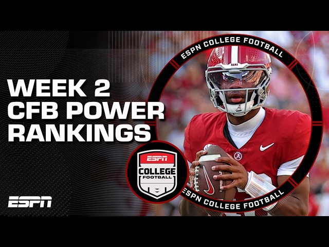Week 2 College Football Rankings: Is your team in the Top 10?
