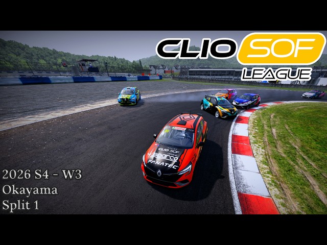 Clio Cup SoF League | S4 2026 - Week 3 | Okayama | Split 1