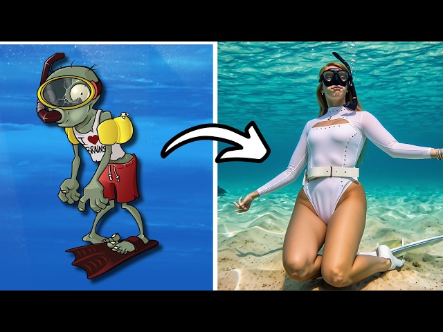 Pvz Zombies in real life PART 2 (meme)