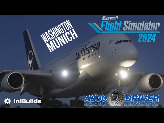 Runway Blocked, Go Around! | Airbus A380 Real Ops | Washington - Munich | Real Airbus Pilot