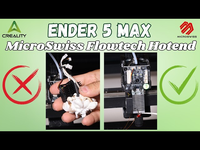 Creality Ender 5 Max with MicroSwiss Flowtech Hotend