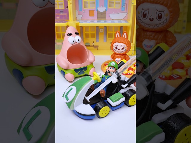 Labubu Calls Luigi… Patrick Feels Better! 🤣🍄