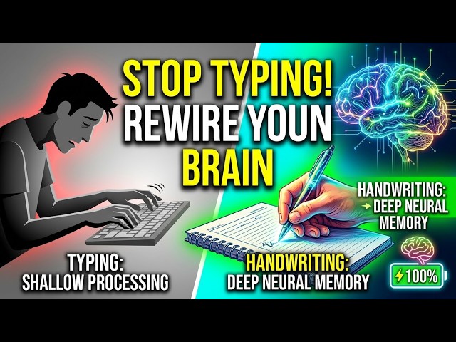Why Smart People Still Write by Hand (Neuroscience Explained)