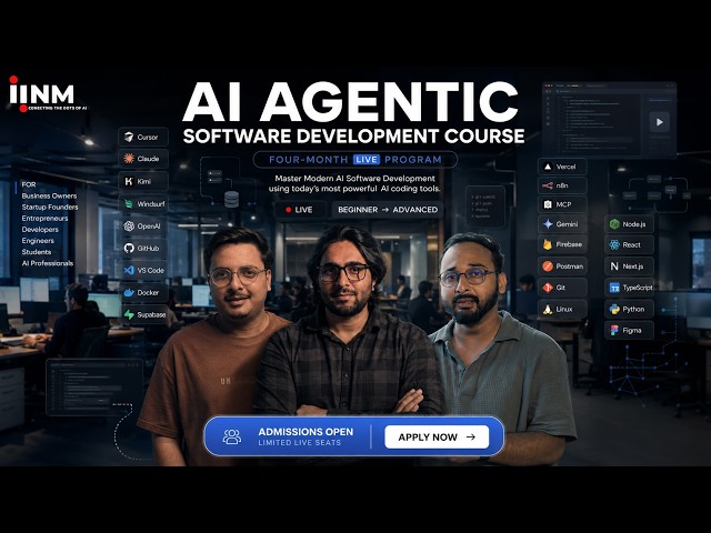 AI Agentic Software Development Course | Build AI Agents & Future-Ready Software | IINM