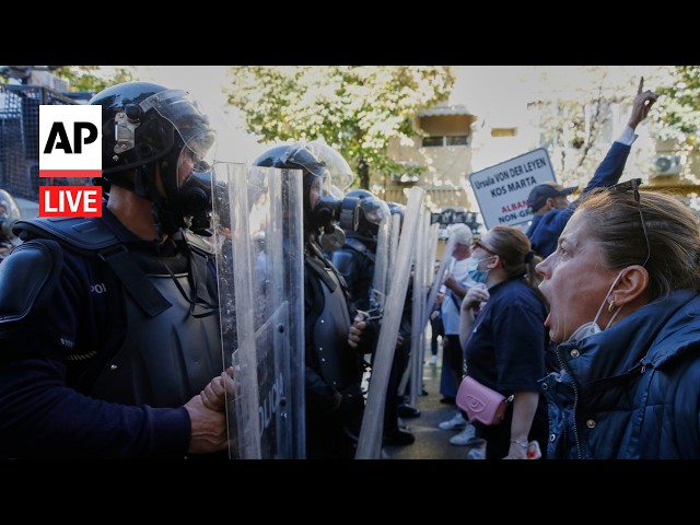 LIVE: Anti-government protests in Albania