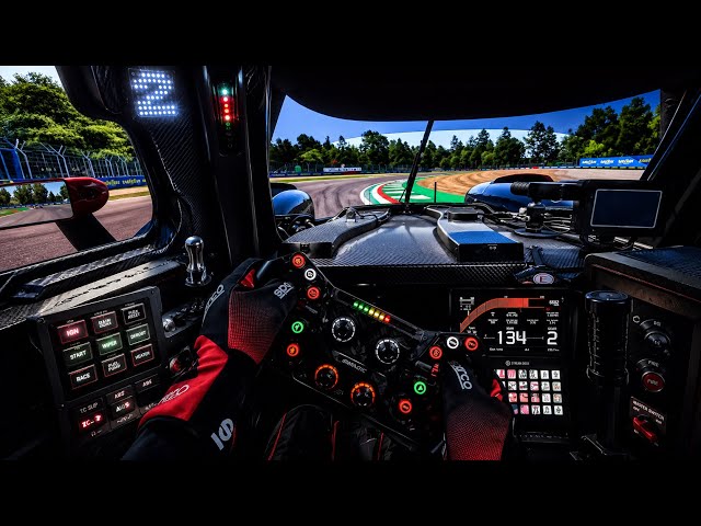 Le Mans Ultimate in Triple Screen with LMP2 at IMOLA │ SIMAGIC │ SIMLAB │ FANATEC │ MOZA