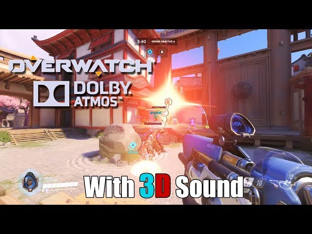Overwatch 🎧 Dolby Atmos HRTF 3D audio 🎧