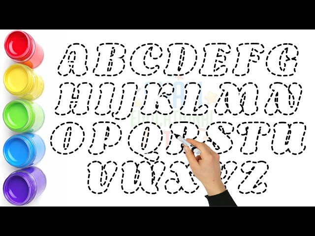 Let’s Color the Alphabet! 🎨 Easy ABC Learning for Toddlers & Kids | Part - 055