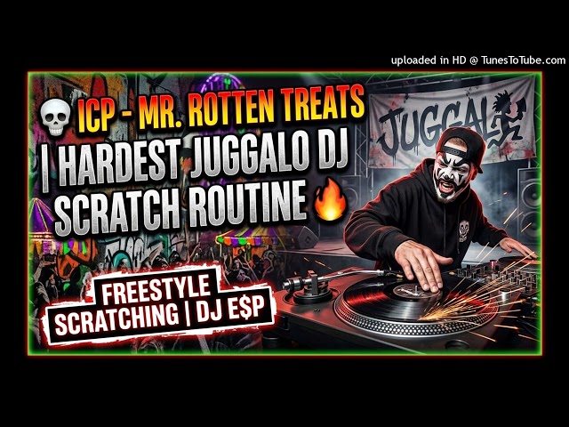 💀 ICP - MR. ROTTEN TREATS | HARDEST JUGGALO DJ SCRATCH ROUTINE 🔥 FREESTYLE SCRATCHING | DJ E$P