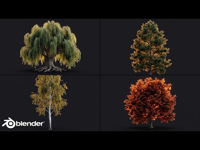 The Fastest Way to Make Trees in Blender
