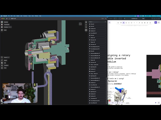 DFM feedback - rotary double inverted pendulum