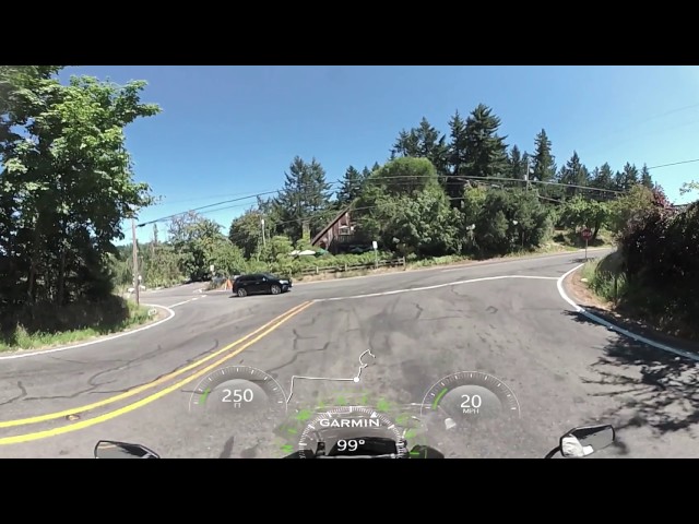 VIRB 360: helmet mounted first test ride, 07/28/2017