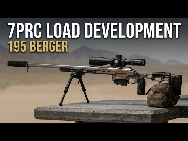 7PRC Load Development 195 Berger, H1000 & Retumbo