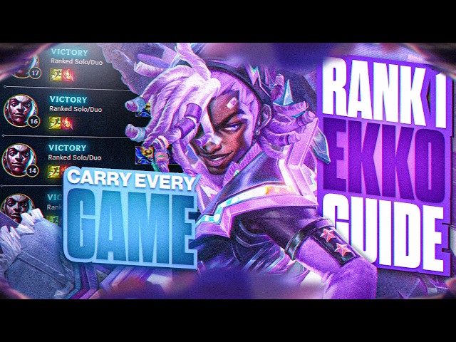 The Only Ekko Guide YOU Need to Climb to Challenger In Season 16 | League of Legends