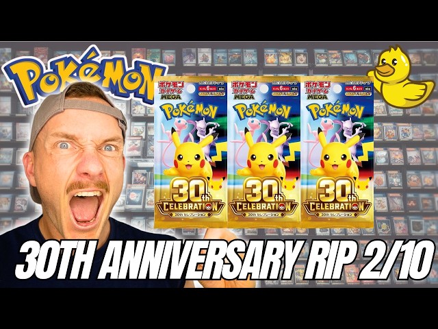 30th Anniversary Pokemon Card and Duck Race Live Stream 02/10/26