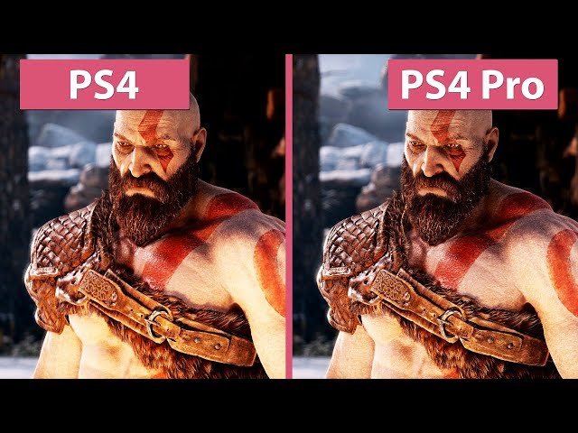 [4K] God of War – PS4 vs. PS4 Pro Frame Rate Test & Graphics Comparison