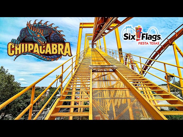 Chupacabra Roller Coaster On Ride Front Seat POV Six Flags Fiesta Texas 2026 09 20