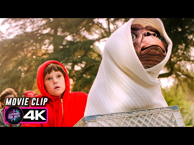 E.T. the Extra-Terrestrial (1982) Epic Bicycle Chase Scene | 4K