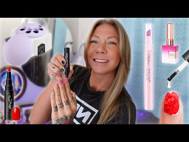 testing DIY nail products (from amazon, dollar tree & polishey pens)
