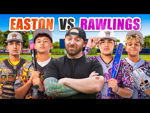 We Put The Best 12U Baseball Players In America Against Each Other (RAWLINGS VS EASTON)
