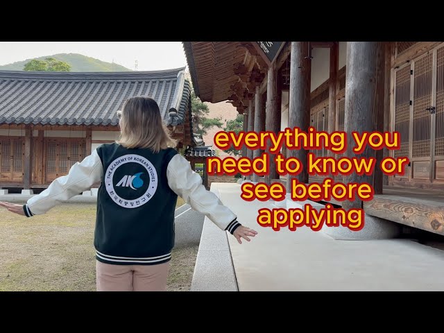Academy of Korean Studies from A to Z | Guide from a Student