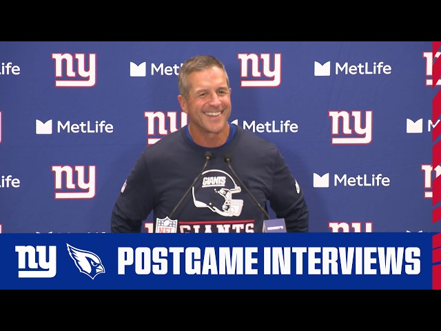 Postgame Interviews: John Harbaugh, Malik Nabers, Deonte Banks, Arvell Reese, Jameis Winston